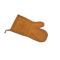 Suede Mitt, Laser Engraved, Washable (Tobacco)